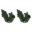 2pcs Turtle Terrapin Vivarium Underwater Trunk Reptile Terrarium Hideaway Hut