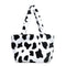 Fashion Cow Print Shoulder Bag Women Plush Totes Large Capacity Handbag (A)