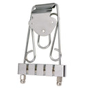 1x Zinc Alloy Short Fancy Archtop Bass Guitar 4 String Bridge Tailpiece Gift