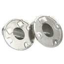 2X Boat Hand Rail Fitting Stainless Steel 7/8 inch 22Mm Pipe 60 Degree Roun I1J8