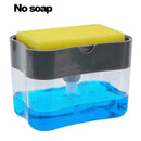 Organiser Sink Caddy Basket Dish Cleaning Sponge Holder Soap Dispenser