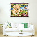 Dog 5D Diamond Painting DIY Embroidery Cross Stitch Kit Home Gift Art Decor