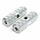 2 x BMX Mountain Bike Bicycle Axle Pedal Alloy Foot Stunt Pegs Cylinder Sil