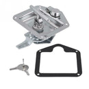 Stainless Steel Folding T-Shape Handle Lock Tool Box Keys Kit For Truck Tra