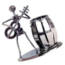 Creative Classical Guitar Metal Pen Pencil Holder Pot Office Tidy Container