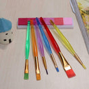6pcs/set Plastic Fondant Cake Brushes Decorating Painting DIY Pastry Tool