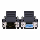 VGA Extender Female/Male to Lan Cat5 Cat5e/6 RJ45 Ethernet Female Adapter N U9A1