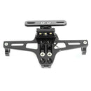 Cnc Frame Motorcycle License Number Plate Holder Bracket With Led Light Adj