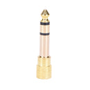 6.5mm 1/4"Male plug to 3.5mm 1/8"Female jack Stereo Headphone Audio Adapter B Kw