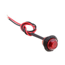 Red Universal Trailer Truck RV Round LED Marker Clearance Light Lamp