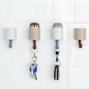 6Pcs Creative Outstretch Squirrel Hook Cute Squirrel Shape Coat Bag Key Hol