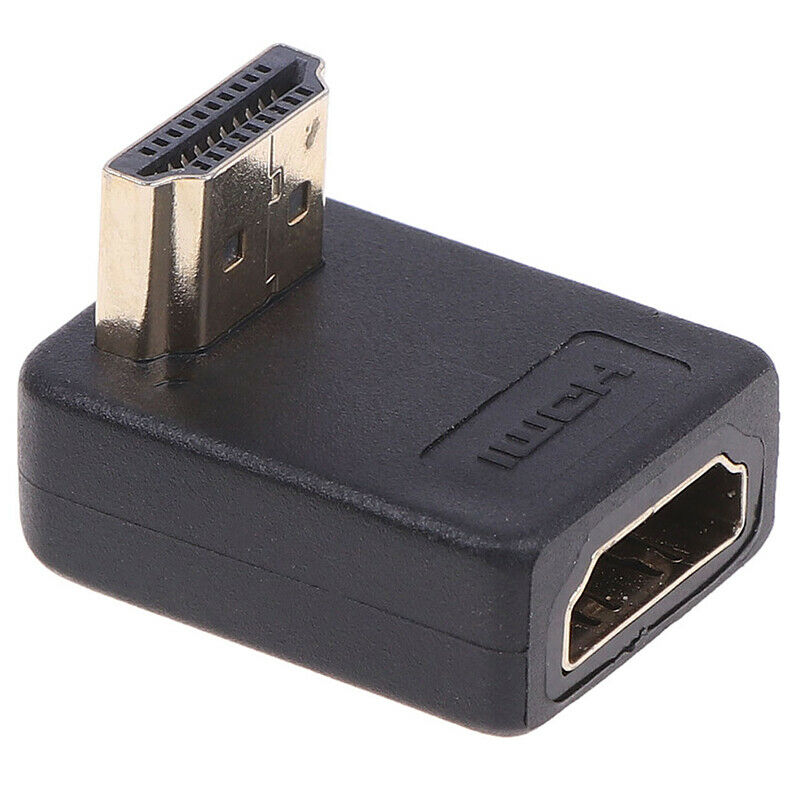 90 Degree HDMI A Male to Female Port Adapter Right Angle Extension Converter OZ