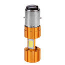 1 Pair DC 12V H6 BA20D 30W COB Motorcycle Motorbike LED Headlight Bulbs