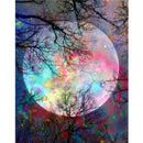 5D DIY Diamond Painting Forest Tree Color Moon Diamond Painting Cross Stitch LJ