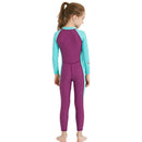 Dive&Sail L Rose Red New Long Sleeve Wetsuit Kids One Piece Swimsuit Diving