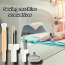 4pc/set Needle Plate Driver Sewing Screwdriver Cleaning Brush Sewing Repair T`US