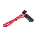 SFF-8482 SAS 29 Pin + 15 Pin to 7 Pin SATA Power Adapter Cable Red