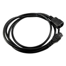 Black New PVC C14 Male to C5 Female C14-C5-Cable Power Adapter Replace Part