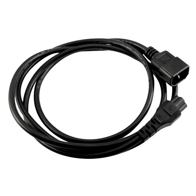 Black New PVC C14 Male to C5 Female C14-C5-Cable Power Adapter Replace Part