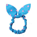 10pcs Women's Rabbit Ear Hair Tie Bands Korea Style Ponytail Holder F9Y6