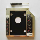 SATA to SATA 2nd HDD SSD Hard Drive 9.5mm Caddy Tray CD/DVD-ROM Optical Bay