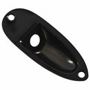 Jack plate, black for Stratocaster L7T8