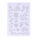Bownot Hat Design Stencil Fondant Molds Cake Decorating Tools Baking Mould