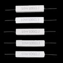 5 Pcs 10W Watt 100 Ohm 5% Axial Wirewound Cement Resistors X4U3