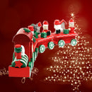 New 4 Piece Wood Christmas Xmas Train for Ornament Decoration Decor Gift