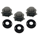 3x Head Cover Spool Cap Set for Stihl 25-2 FS55 FS80 FS83 FS85 FS90 FS100 FS110