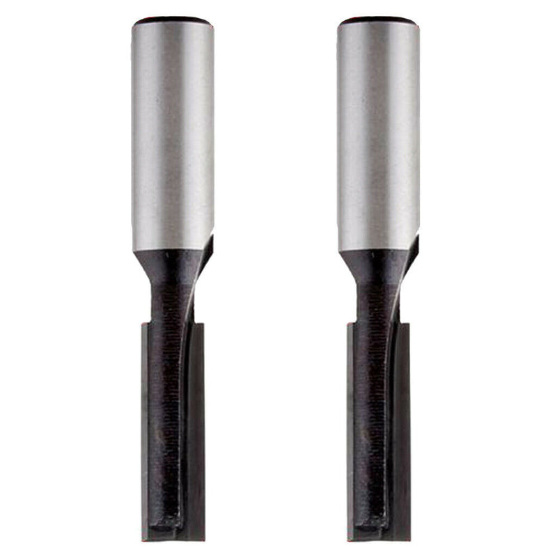 2Pcs 8mm Shank Straight Dado Router Bit Carbide Wood Milling Cutter Woodworking