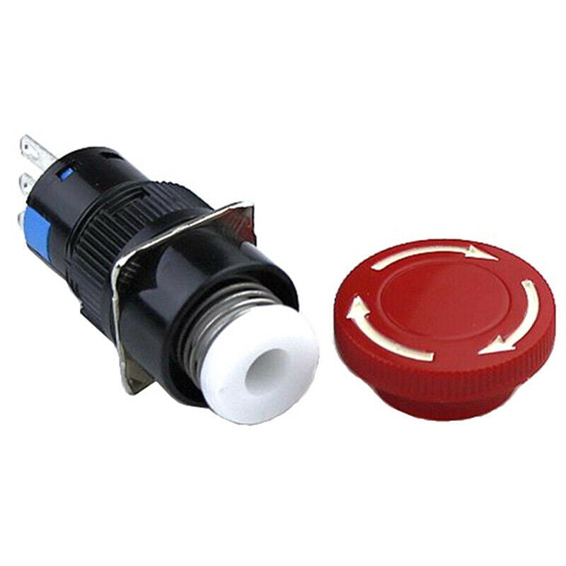 1PCS Red Mushroom 5A Emergency Stop Push Button Switc Ew
