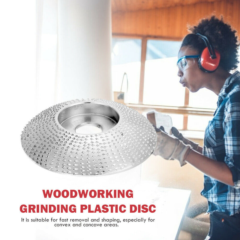 Wood Angle Grinding Wheel Tungsten Carbide Sanding Disc Carving Rotary Tool