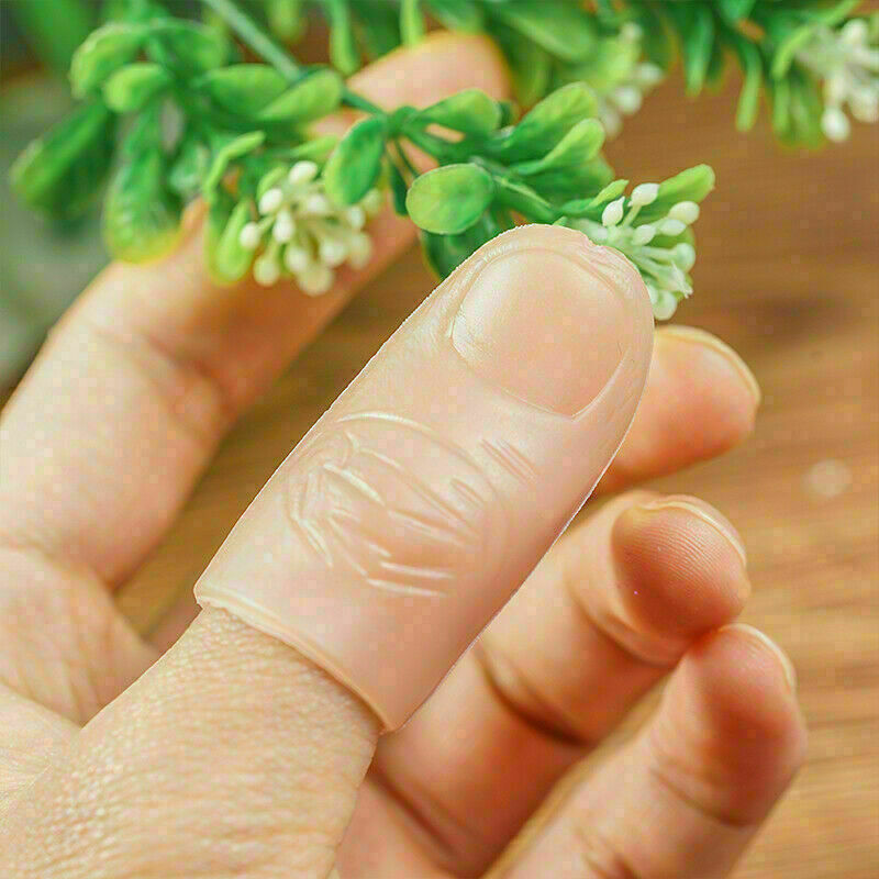1 Pcs  Soft Plastic Thumb Tip Easy to Learn and Master Magic Trick Fast shi Q0S5