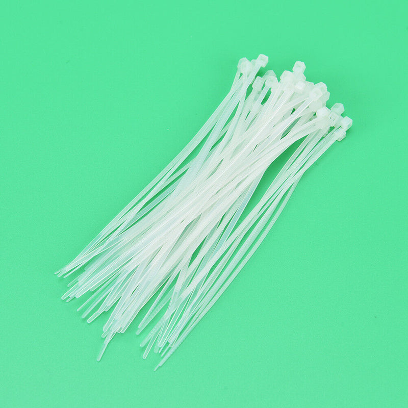 360PCS White Nylon Cable Wire Zip Ties Self-locking Nylon Tie With 3*120mm z.AU