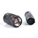 1pc T6 COB Flashlight Zoomable LED 18650 USB Rechargeable Light Lamp TorchAT3C