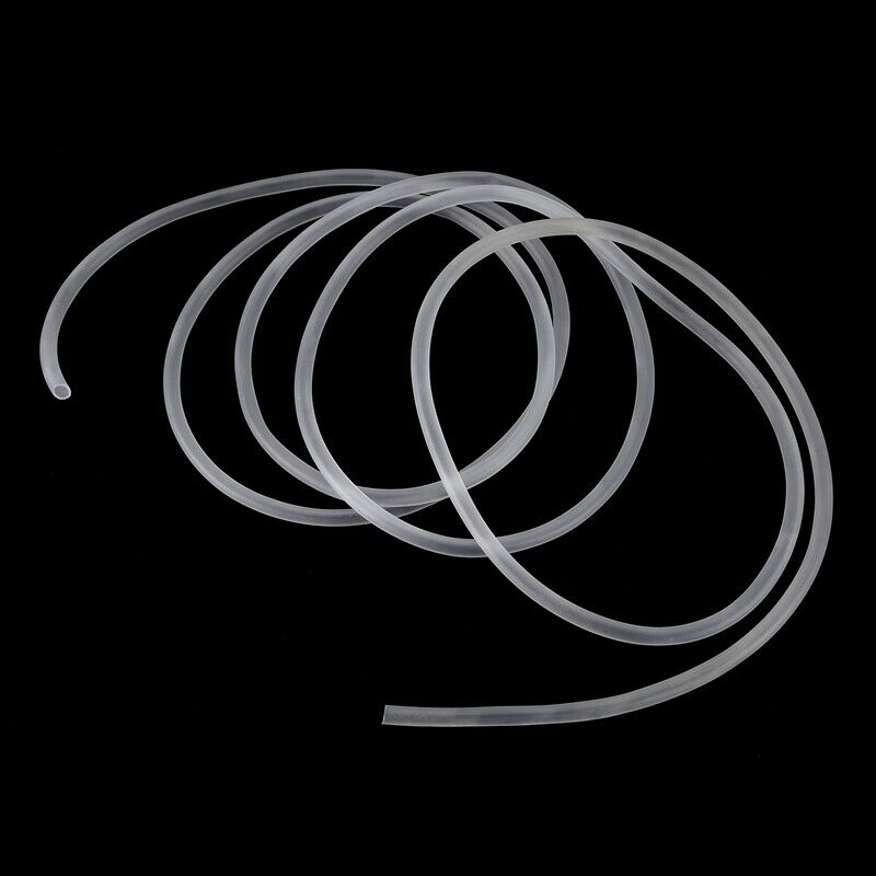 2M x 5mm Clear Soft Plastic Aquarium Air Line Pond Pump Fish Tube Pipe V9A5