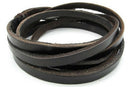 Male female jewelry bracelet bangle real leather alloy black