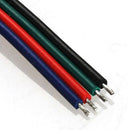 10X 4 PIN RGB LED STRIP LIGHT TO CONTROLLER CONNECTORS WIRE CABLE 10MM 5050   LJ