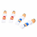 4pcs Rod Foosball Soccer Table Football Men Player Replacement Parts Red+Bl
