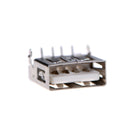 20pcs/lot USB 2.0 4Pin A Type Female Socket Connector G54 2 feet 90 degree JR