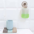 2019 Waterproof  Suction Cup Soap Dispenser Wall Mounted ABS Box For Bathroom