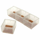 4Pcs Silica Gel Chair Leg Cap Floor Feet Protectors Pad Furniture Table Cov C1A8