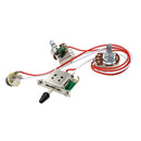 Electric Guitar Wiring Harness Prewired Kit for Guitar Parts 3 Way Toggle Switch