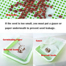 Seed Sprouter Tray PP Healthy Alfalfa Wheatgrass Seeds Grower with Cover,2 SA4I7