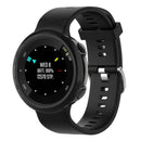 Soft Transparent TPU Case for Garmin Forerunner 45 Protector Cover (Black) A