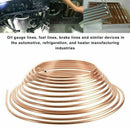 25FT 3/16" Copper Brake Pipe Tube Hose Kits 10mm Fittings Male+Female Nuts J Ew