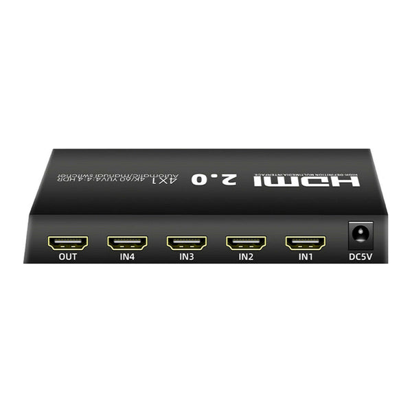 HDMI 2.0 Switcher 4 In 1 Out HD Support 4K 60Hz HDMI Splitter