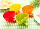 1PCS Home Cutlery Dip Clips Flavored Dish For Spice Tomato Sauce Nutshell B4S4