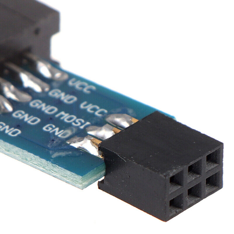 1Pc 10Pin To 6Pin Adapter Board For AVRISP USBASP STK500 Interface ConverteSEAU